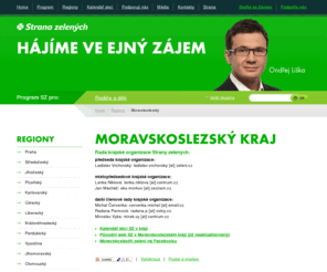 zelenevolby.cz: Strana zelených MSK
Strana zelených - Krajská organizace Moravskoslezský kraj