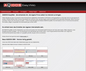 2-buy.de: AQIDOS EasyWeb | News
AQIDOS EasyWeb, CMS, Webseite, Homepage, gestallten, erstellen