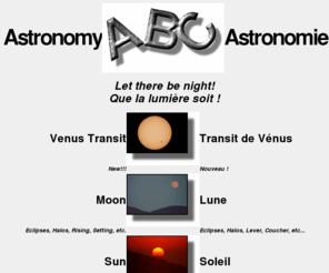 benvenuto.com: Astronomy ABC © Astro Biniou Club
Astronomy site dedicated to photography and nature, Site d'astronomie pour la photographie du ciel et de la nature