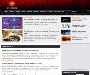 arstechnica.com: Ars Technica
Ars Technica specializes in original news and reviews, analysis of technology trends, and expert advice on topics ranging from the most fundamental aspects of technology to the many ways technology is helping us enjoy our world.