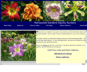 rainswoodgardens.com: Rainswood Gardens Daylily Nursery ~ Over 600 Hybrid Daylilies
