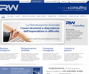 rwc.it: Consulenza e formazione per le imprese  | RW Consulting
Business Intelligence, Controllo di Gestione, Ristrutturazione Societaria, formazione manageriale