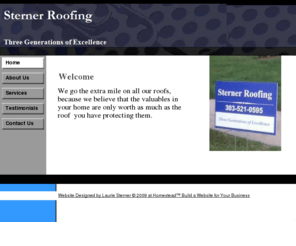 sterner-roofing.com: Home
Professional Service