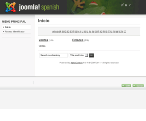 abecedario.net: Inicio -
Joomla! - el motor de portales dinámicos y sistema de administración de contenidos