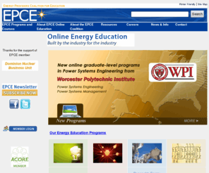 epceonline.org: EPCE - Energy Providers Coalition for Education
