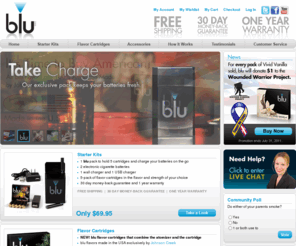 indysmokes.com: Electronic Cigarette by blu E Cigarette -  Home
blu electronic cigarette looks and taste like a real cigarette. Make the switch to blu the smokeless e cigarette today. You can be smoke free with blu the most popular ecigarette.