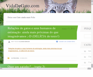 elianesenger.com: Blog Vida de Gato by Eliane Senger - @ElianeSenger
