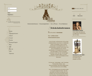 schokoladenbrunnen.de: Miete u. Kauf von Schokoladenbrunnen, Schokobrunnen, Schokoladenfontäne, Schokofontäne, Hochzeitstorte
Mieten oder kaufen Sie einen Schokoladenbrunnen für Ihre Feier oder Event. Mit den Schokobrunnen werden feierliche Schokoladenfondues inszeniert.