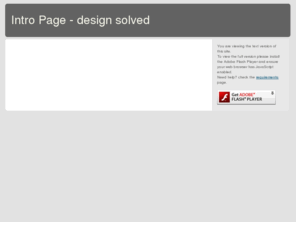 designsolved.com: Intro Page - design solved
We offer web design and print services