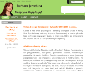 jerschina.info: Barbara Jerschina - Medycyna Moją Pasją! - Barbara Jerschina - Medycyna Moją Pasją!
Barbara Jerschina - Medycyna Moją Pasją!
