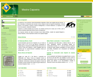 mestrecapoeira.com: Mestre Capoeira
Aprende capoeira en linea, música, historia, tutoriales, animaciones y más "Your Mestre online. Capoeira community, resources and online store".