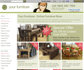yourfurniture.co.uk: Ecommerce Solution - iShop Flex, for flexible e-commerce
Over one hundred million pounds in sales, our merchants have proven that iShop flex is the easiest, fastest and cost effective route to trading online
