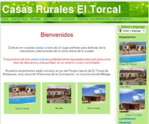 casaruraltorcal.com: Casas Rurales El Torcal de Antequera - Alojamientos para turismo rural en Malaga
Disponemos de tres casas perfectamente equipadas para que pase unos días de descanso y tranquilidad en un entorno rural y confortable. Nuestros alojamientos están situados al sur del Paraje natural de El Torcal de Antequera, muy cerca de Villanueva de la Concepción, en la provincia de Málaga.