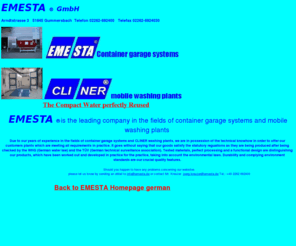 emesta.com: Containerstellplatz  Waschplatz 2
EMESTA ist das führende Unternehmen in den Bereichen Containerstellplatz- und mobiler Waschplatzbau. 