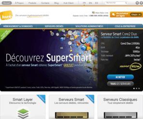 groupeiweb.com: Serveurs Dédiés, Hébergement Web et Colocation Serveur de iWeb
iWeb - spécialiste de l’hébergement internet. Consultez nos offres dédiées à l’hébergement web partagé, serveurs dédiés et à la colocation de serveurs. Iweb – achat nom de domaine, gestion de serveur