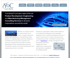 yocglobal.com: Engineering Services from YoCGlobal
Engineering, Product Development and Manufacturing Management Services from YoCGlobal