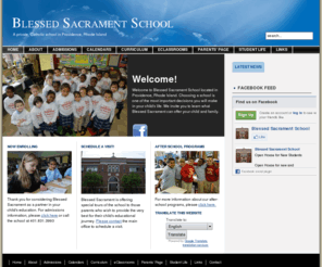 blessedsacramentri.org: Blessed Sacrament School
A private, Catholic school in Providence, Rhode Island