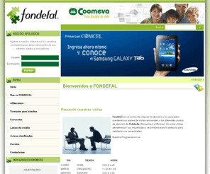 fondefal.com: Bienvenidos a FONDEFAL
Fondo de Empleados de Falabella - Colombia