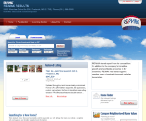 frederickhomesales.com: RE/MAX RESULTS Has Maryland Homes Listed Online
Maryland homes for sale from experienced real estate agents at RE/MAX RESULTS