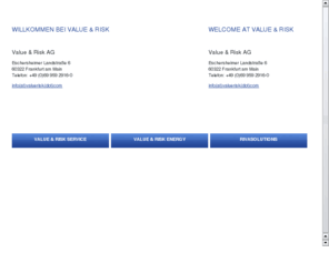 value-risk.net: Value & Risk AG
Value & Risk