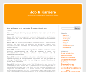 jobundkarriereblog.ch: Job & Karriere
Wissenswertes und Wertvolles für Ihre berufliche Laufbahn. DER Job- & Karriere-Blog der Schweiz von Cornel Müller informiert Sie täglich über aktuelle Themen rund um Jobsuche und Karriere. Finden Sie hier die neusten Tools, Tipps und Tricks für Ihre berufliche Laufbahn.