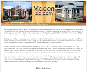 maconzip.com: Macon Zips
Macon zipcodes and information