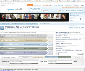 patersondirect.com: Paterson, NJ: CitySite Directory serving the Paterson, New Jersey area
Paterson, New Jersey: Paterson's Online Community - a Paterson web directory, guide, and portal serving Paterson, New Jersey and area