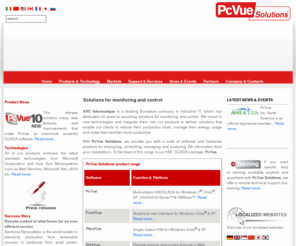 pcvueinc.info: PcVue Solutions - HMI, SCADA, REPORTING
PcVue Solutions is a suite of software and hardware products for displaying, controlling, managing and analyzing the information from your installations