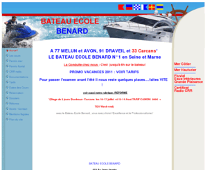 permis-bateau-ecole.com: BATEAU ECOLE BENARD MELUN 77 -
tous permis bateaux en region parisienne
