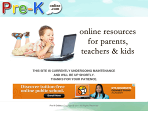 pre-konline.com: Pre-K Online
Pre-K online resources for parents, teachers and kids