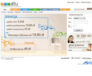 attu.pl: attu - telekomunikacja dla Ciebie
attu - internet - telewizja - telefon