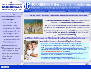 berufsunfaehigkeit-2001.de: NÜRNBERGER Berufsunfähigkeitsversicherung der Nürnberger Versicherung
Nürnberger Berufsunfähigkeitsversicherung IBU-C und BUZ-C » Informationen & Online Angebots-Anfrage zur Nürnberger Berufsunfähigkeitsversicherung « Ein Produkt der Nürnberger Versicherung