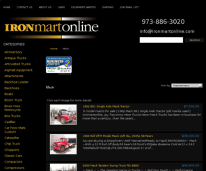 granitemack.com: Mack - Ironmartonline.com
heavy equipment broker, construction equipment for sale,