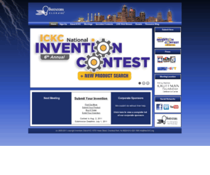 inventorsclubofkc.org: Inventor's Club of KC
a nonprofit inventors organization.  We host national invention contests and monthly educational meetings. Attend via live web stream video chat or in person at the Kauffman Foundation Conference Center.