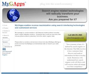 mygapps.com: MyGApps enables revenue maximization using search interfacing technologies and customized services
Joomla - the dynamic portal engine and content management system