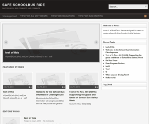 safebusride.com: Safe SchoolBus Ride | Safe School Bus Conduct and Commute
Safe School Bus Conduct and Commute