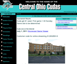 centralohiocudas.org: Central Ohio Cudas - (Dublin, OH)  - powered by LeagueLineup.com
Central Ohio Cuda's