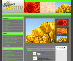 floristik-express.de: Blumen Wegner - Startseite
'Blumen Wegner' - Blumenfachgeschäft in Kassel, Vellmar, Harleshausen, Jungfernkopf, Besse, Wolfsanger