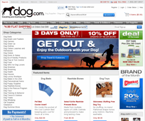 dog.net: Dog Supplies, Dog Food, Dog Beds, Toys and Treats - Dog.com
Dog supplies from dog.com includes a huge variety of dog supplies & products at wholesale discounted prices. Dog.com satisfies your dog supplies & dog information needs. 1