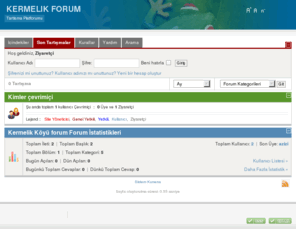 kermelik.info: Son Tartışmalar - Kermelik Forum
Joomla! - dynamische Portal-Engine und Content-Management-System. Son Tartışmalar (1/1) - Kermelik Forum