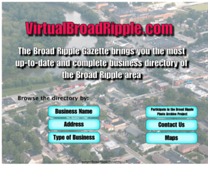 shopbroadripple.com: Virtual Broad Ripple
Broad Ripple Village Shopping Directory