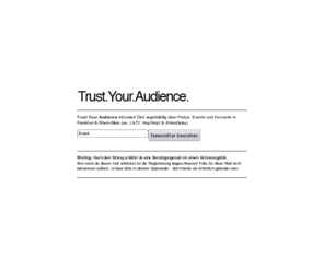 trustyouraudience.com: Trust Your Audience
