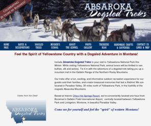 extrememontana.com: Absaroka Dogsled Treks
