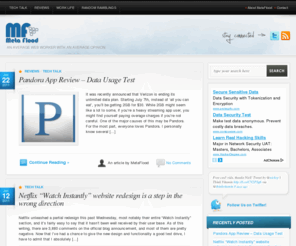 metaflood.com: MetaFlood
I’m an average web worker on an average career path working with various web technologies. I don’t get called to be a presenter at conferences, I don’t have a book, and I have no reputation. Chances are, I could be similar to you, and you may be interested in all of the web/tech/totally random stuff I’m about to post. Hope you find something at least slightly interesting one of these days.