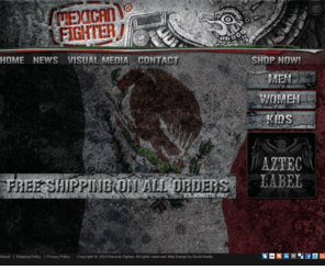 mmashirt.com: Mexican Fighter
Mexican Fighter apparel and the latest news from your favorite Mexican Fighters!
