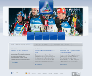 weltcup-oberhof.com: Weltcup Oberhof:  STARTSEITE
Weltcup in Oberhof. Finden Sie hier alle Informationen zum Weltcup Biathlon und der Tour de Ski 2011/2012. Erleben Sie die Weltelite der Biathleten und Skilangläufer live in Oberhof. Tickets und Informationen rund um die Weltcups im Biathlon und Langlauf finden Sie hier.