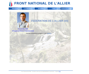 frontnational-allier.org: Front National Fédération de l'Allier
page officielle de la fédération de l'allier du front national