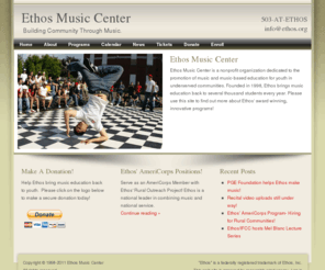 soundschool.org: Ethos Music Center
Building Community Through Music.