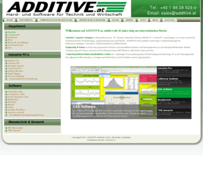 add-ipc.com: Startseite
ADDITIVE liefert industrielle PC Systeme, welche auf Kundenwünsche zugeschnitten werden. Vom kleinen lüfterlosen embedded boxed PC bis hin zu 4HE Serversystemen.