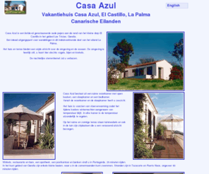 casaazul-lapalma.com: Casa Azul, Vakantiehuis Casa Azul, El Castillo, La Palma, Canarische Eilanden
Casa Azul, vakantie weg van het tourisme in een volledig vrijstaand appartement, midden in de natuur, schitterend uitzicht, gelegen op La Palma,  Canarische Eilanden